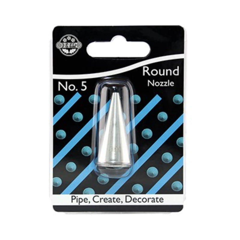 Jem No 5 Icing Nozzle - Round - Potters Cookshop