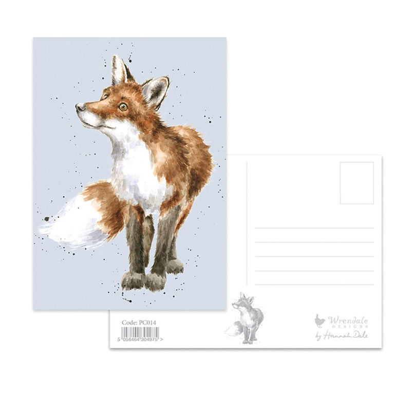Wrendale Designs by Hannah Dale Postcard - Bright Eyed & Bushy Tailed