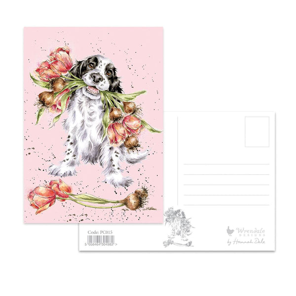 Wrendale Designs by Hannah Dale Postcard - Blooming With Love