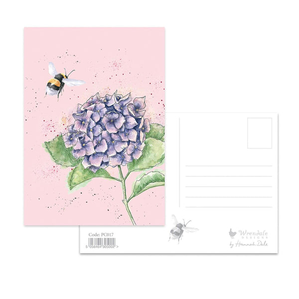 Wrendale Designs by Hannah Dale Postcard - Hydrangea