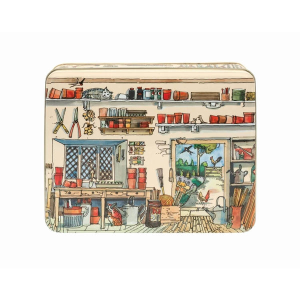 Emma Bridgewater Deep Rectangular Tin - Potting Shed