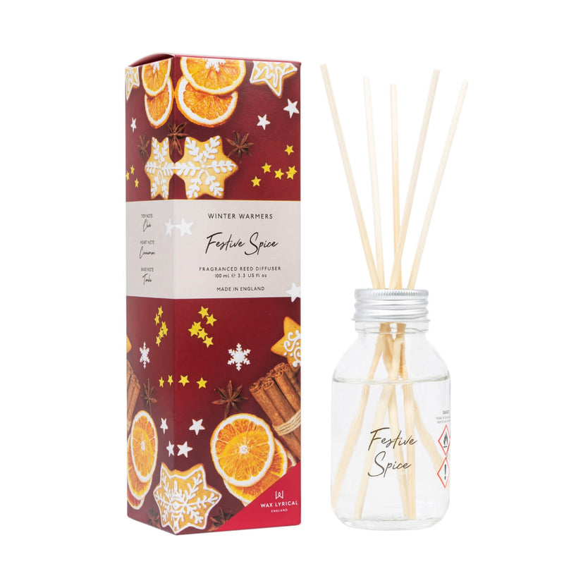 Buy Wax Lyrical Winter Warmers Glass Reed Diffuser Festive Spice