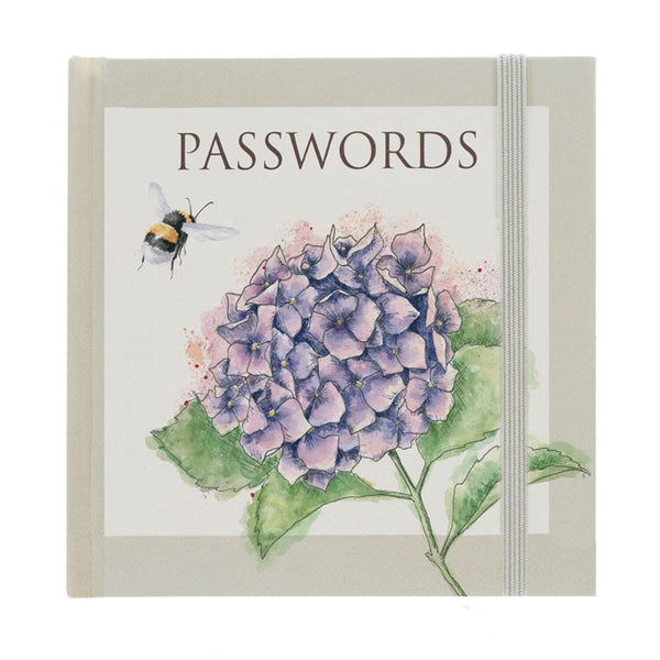 Wrendale Designs by Hannah Dale Password Book - Hydrangea