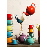 Price & Kensington Stoneware 6 Cup Teapot - Matte Cream - Potters Cookshop