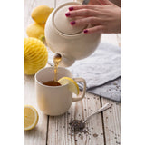 Price & Kensington Stoneware 6 Cup Teapot - Matte Cream - Potters Cookshop