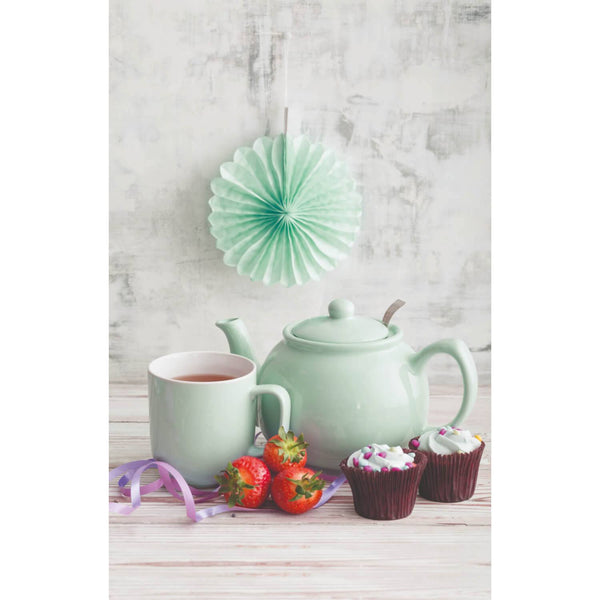 Price & Kensington Stoneware 2 Cup Teapot - Mint Green - Potters Cookshop
