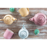 Price & Kensington Stoneware 6 Cup Teapot - Pastel Pink - Potters Cookshop