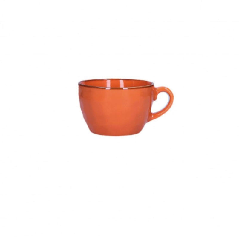 Rose & Tulipani Concerto Arancione Orange Breakfast Cup - 420ml - Potters Cookshop