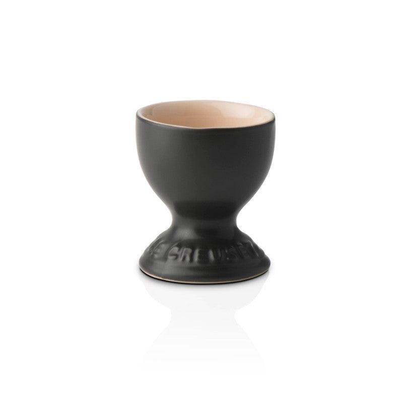 Le Creuset Stoneware Egg Cup - Satin Black - Potters Cookshop
