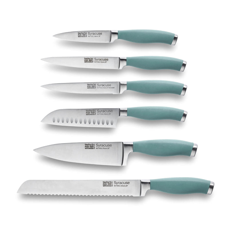 Taylor's Eye Witness 13cm Syracuse All Purpose Knife - Aqua