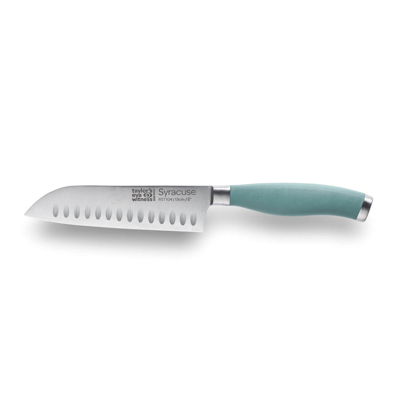 Taylor's Eye Witness 13cm Syracuse Santoku Knife - Aqua