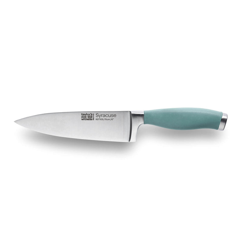 Taylor's Eye Witness 15cm Syracuse Chefs Knife - Aqua