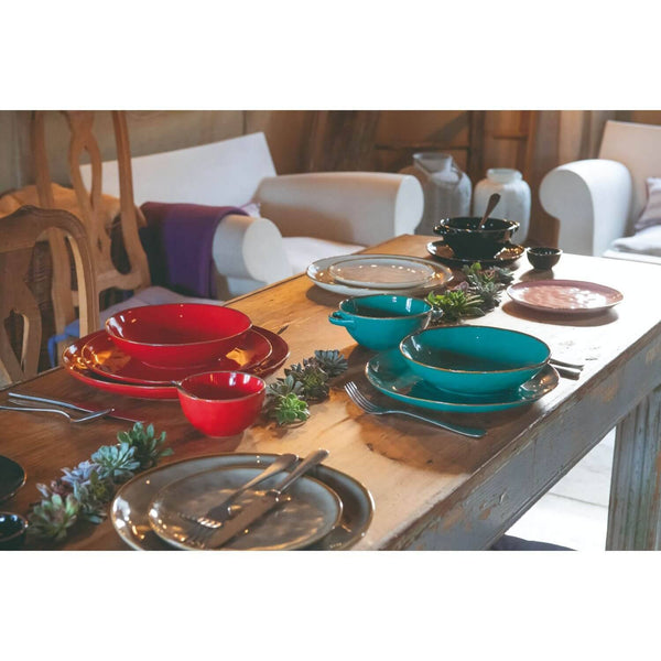 Rose & Tulipani Concerto Arancione Orange Salad Plate - 20cm - Potters Cookshop