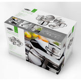 Stellar 1000 Deep Stainless Steel Saucepan Set - 5 Piece