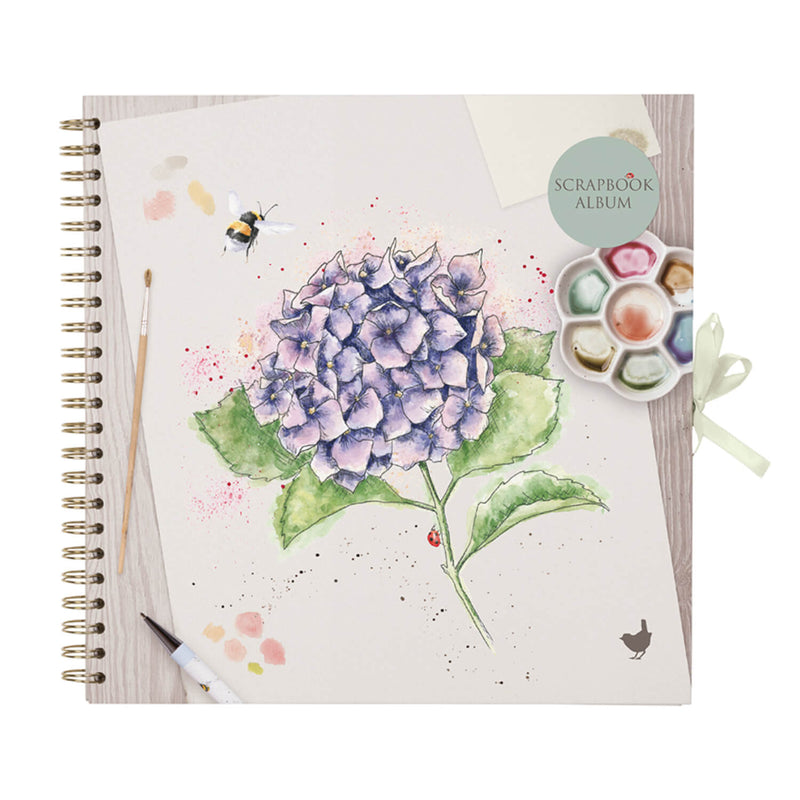 Wrendale Designs by Hannah Dale Scrapbook Album - Hydrangea