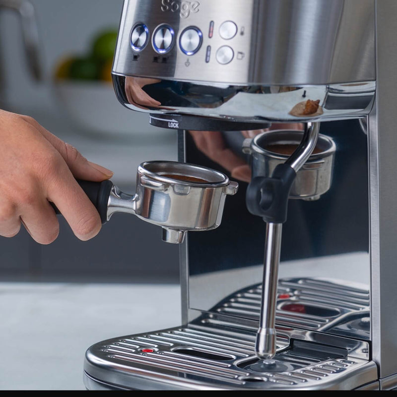 Buy Sage Appliances  SES500BSS Bambino Plus Coffee Machine - Silver –  Potters Cookshop