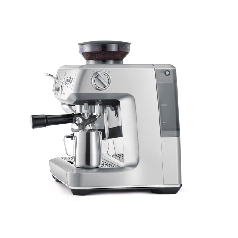 Sage Appliances SES876BSS Barista Express Impress Bean-to-Cup Espresso Coffee Machine - Silver