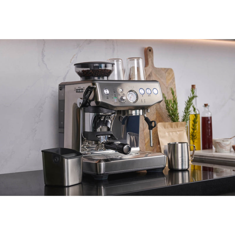 Sage Appliances SES876BSS Barista Express Impress Bean-to-Cup Espresso Coffee Machine - Silver