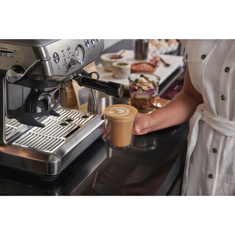 Sage Appliances SES876BSS Barista Express Impress Bean-to-Cup Espresso Coffee Machine - Silver