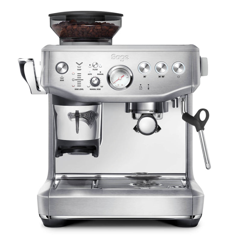 Sage Appliances SES876BSS Barista Express Impress Bean-to-Cup Espresso Coffee Machine - Silver