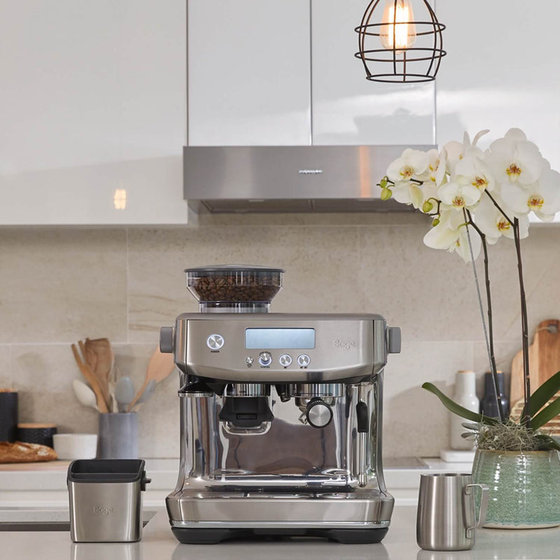 Buy Sage Appliances  SNE500BKS Barista Pro Coffee Machine - Silver –  Potters Cookshop