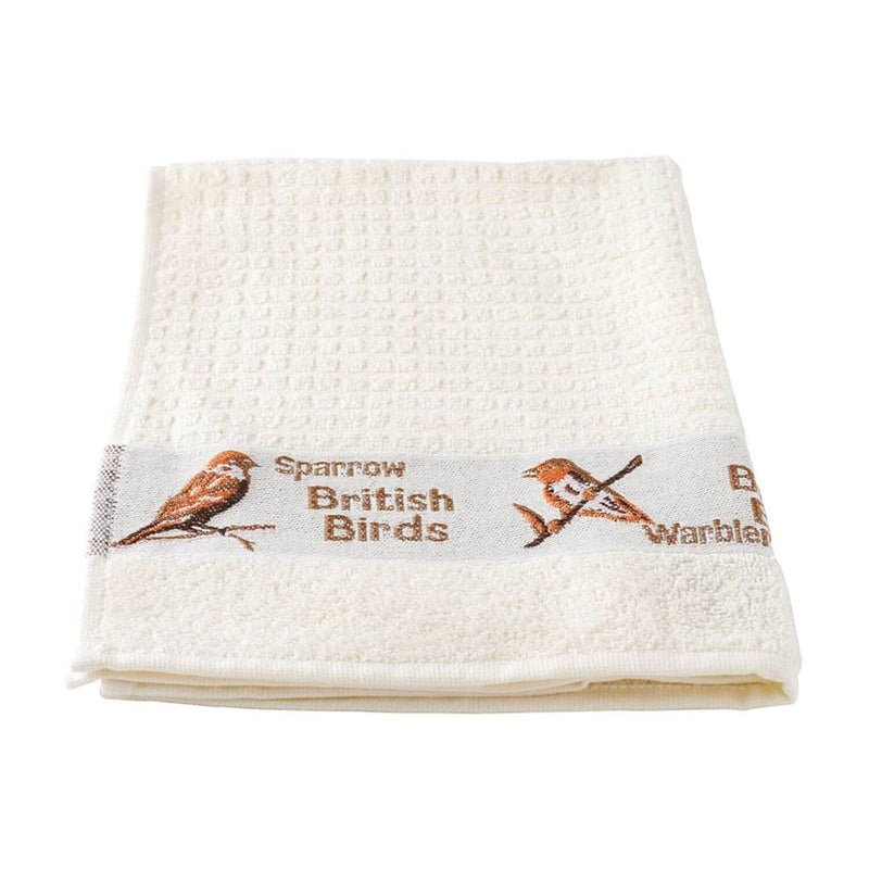 Stow Green Waffle Terry Cotton Tea Towels - Birds