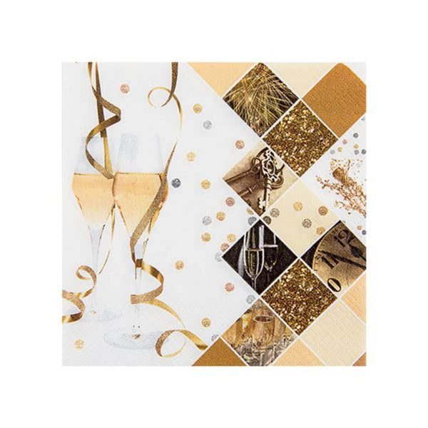 Stow Green New Year Celebrations Napkins