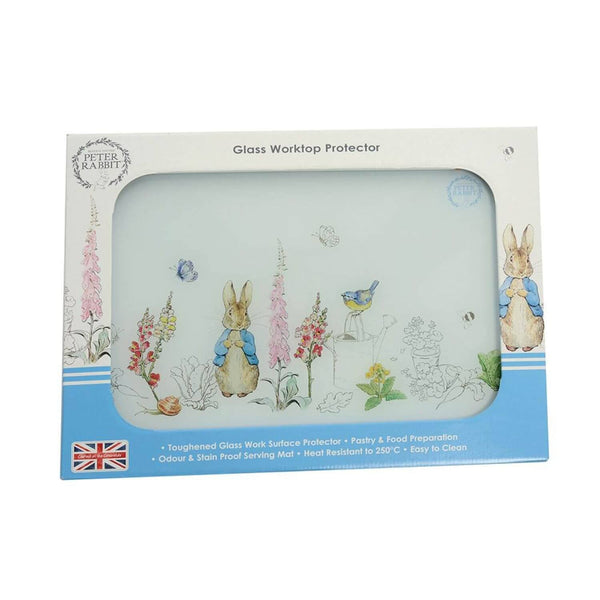 Peter Rabbit Classic Medium Glass Worktop Protector - Potters Cookshop