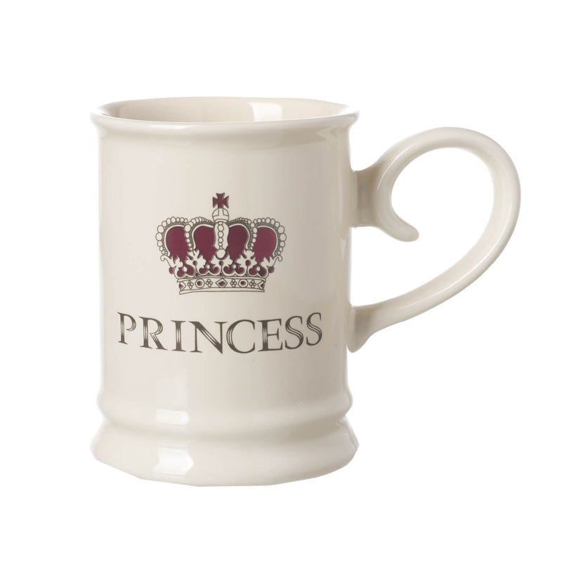 Tuftop Majestic Coronation 300ml Stoneware Cream Mug - Princess