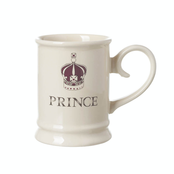 Tuftop Majestic Coronation 300ml Stoneware Cream Mug - Prince