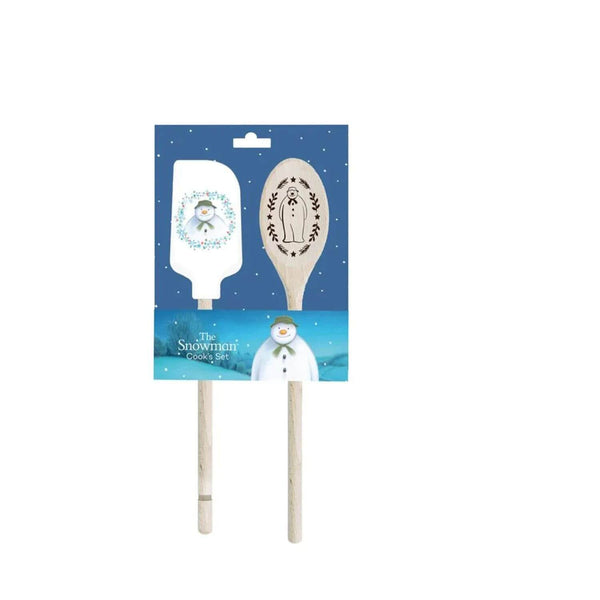 The Snowman Spatula & Spoon Cooks Set
