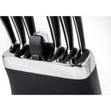 Robert Welch Signature 8 Piece Kitchen Knife Block Set With Sharpener - Potters Cookshop