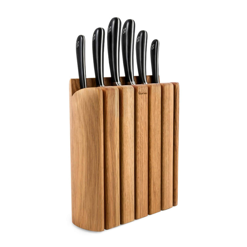 Robert Welch Signature 7 Piece Book Kitchen Knife Block Set - Potters Cookshop