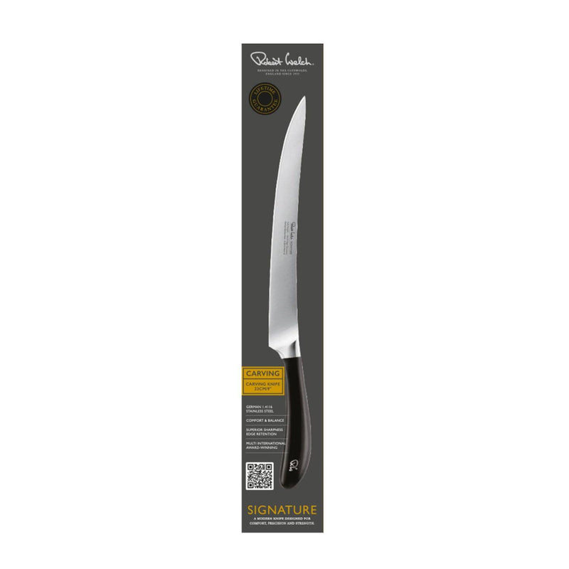 Robert Welch Signature Carving Knife - 23cm - Potters Cookshop