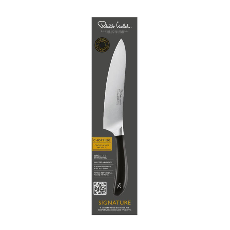 Robert Welch Signature Cooks Knife - 18cm - Potters Cookshop