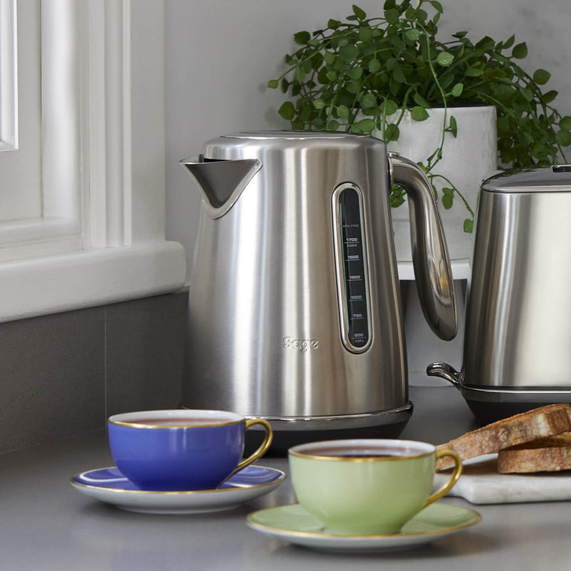 Buy Sage Appliances | BKE735BSS Soft Top Luxe Kettle - Stainless Steel – Potters Cookshop