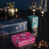 Sara Miller London Square Tin - Green Birds