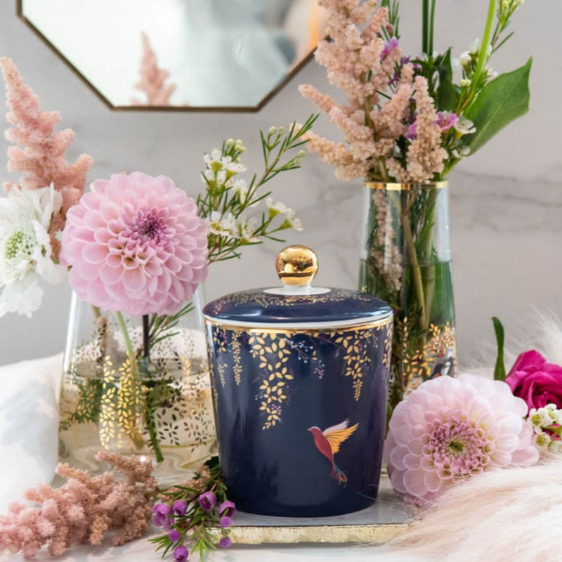 Wax Lyrical Sara Miller Amber, Orchid & Lotus Blossom Candle - Hummingbird