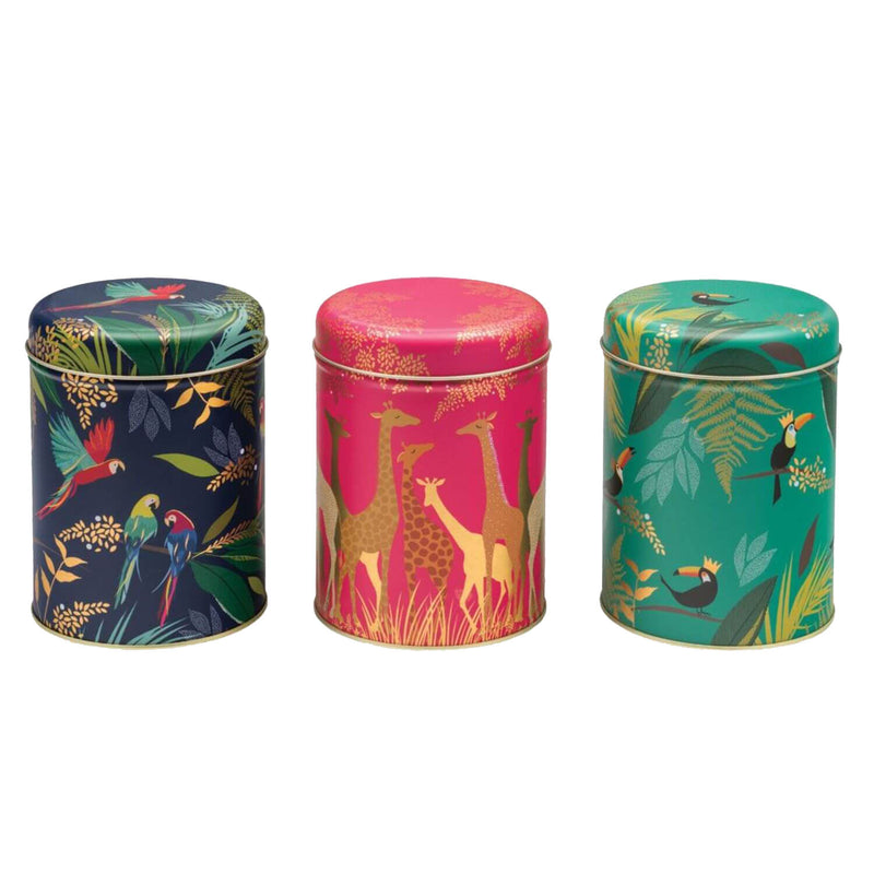 Sara Miller London Round Storage Canisters - Set of 3