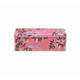 Sara Miller London Orchard Birds Deep Rectangular Tin - Coral