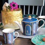 Sara Miller London India 340ml Mug - Lattice Windows