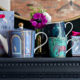 Sara Miller London India 4 Cup Teapot - Lattice Windows