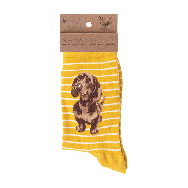 Wrendale Designs Mustard Yellow Socks - Little One