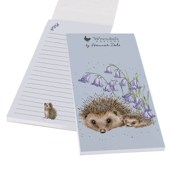Wrendale Designs Magnetic Shopping Pad - Love & Hedgehugs