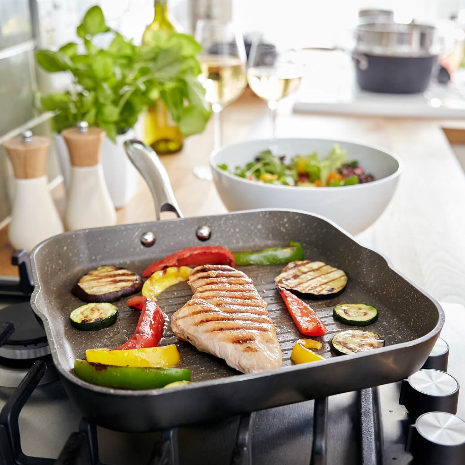 Frying Pan The Rock Grill Pan Bbq Rock Reversible Griddle Rock