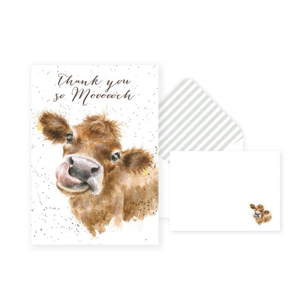 Wrendale Designs by Hannah Dale Thank You Pack - Moooo Cow