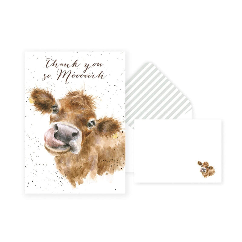 Wrendale Designs by Hannah Dale Thank You Pack - Moooo Cow