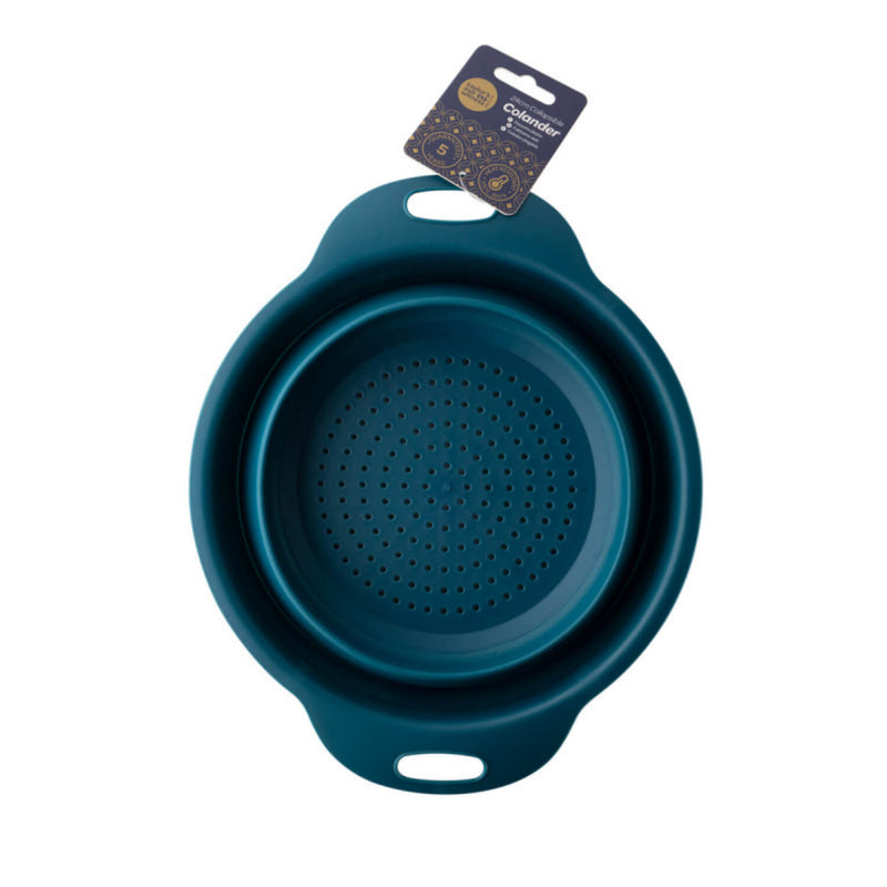 Taylor's Eye Witness 20cm Collapsible Colander - Chatsworth Blue