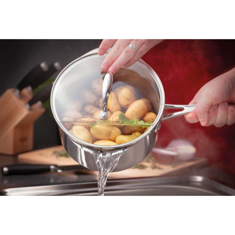 Stellar 7000 Stainless Steel Casserole - 24cm