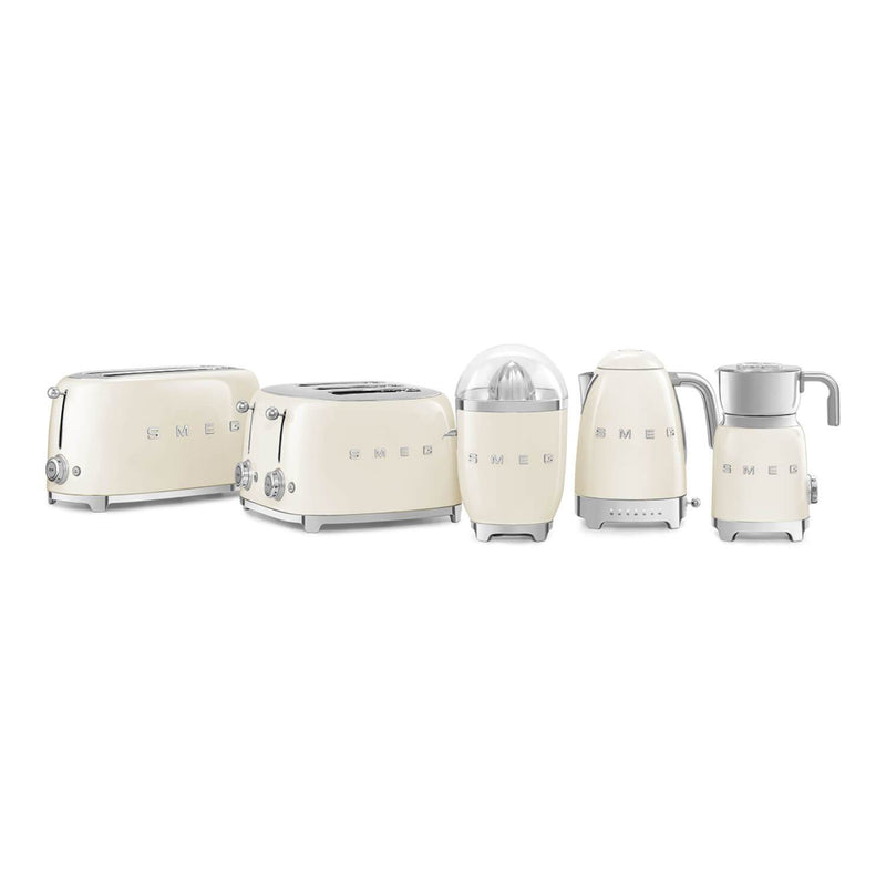Smeg Espresso Coffee Machine & Coffee Grinder Set - Cream